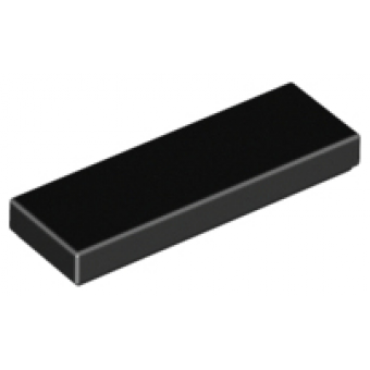 Tegel 1x3 Black